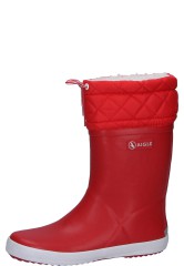 Aigle Kindergummistiefel - Giboulee rouge - ein hochwertiger Wintergummistiefel aus Naturkautschuk mit Warmfutter