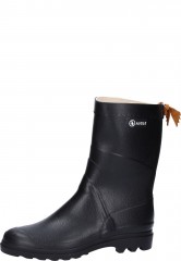 Gummistiefel Aigle - Bison schwarz  - ein halbhoher, universeller Naturkautschuk Stiefel    Der Gummistiefel Bison schwarz ist ein Allroundstiefel f�r Herren - vom franz�sischen Traditionsunternehmen Aigle. Die Oberfl�che aus Naturkautschuk - hier in der Farbe ambre -  ist leicht strukturiert. Abgerundet wird der modische Look durch...