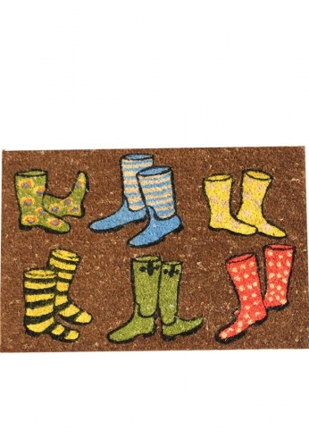 Kokus Fu�matte Rubberboots .... die robuste Kokusmatte besonders fur den Outdoorbereich