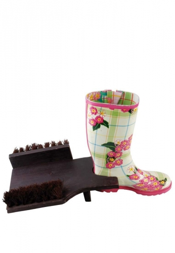 Dekorativer Stiefelknecht aus Holz styled bei Esschert Design / Auziehhilfe f�r Gummistiefel