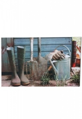 Fu�matte Gummistiefel im Garten styled by Esschert  .... der Hit f�r Ihren Eingang au�en und innen