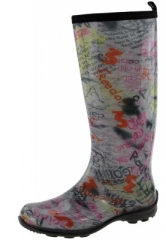 Kamik Gummistiefel Eliza grey, ein modischer Gummistiefel im Retrolook made in Kanada