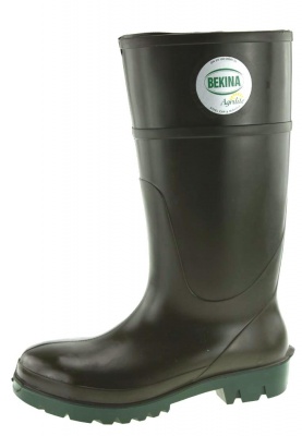 Gr�ner Sicherheits Gummistiefel  AGRILITE by Bekina