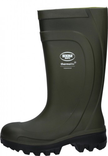 Gr�ner Sicherheits Gummistiefel  THERMOLITE by Bekina mit einer Thermoisolierung bis - 40 �C