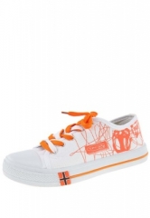 Trend Canvas Shoes / weiss - orange Trendschuhe aus Leinen im aktuellen Design - Trend Canvas Shoes / weiss - orange Trendschuhe aus Leinen im aktuellen Design  Neben unserem umfangreichem Sortiment an Gummistiefel bieten wir Ihnen nun auch trendige Sommerschuhe und Flip-Flops.  Der Sommertrend ...