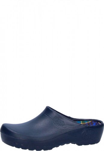 Jolly Fasion Clog by Alsa ...der blaue PU Clog mit auswechselbarem Korkfu�bett 