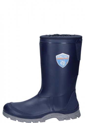 Blaue Gummistiefel f�r Kinder - Schneespass von Spirale- robuste Kindergummistiefel f�r den Winter