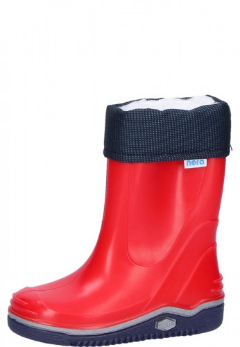 Rote Gummistiefel f�r Kinder - Nora Nori Winter rot - robuste Kindergummistiefel f�r den Winter