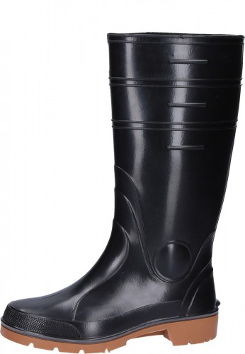 Schwarzer Gummistiefel f�r den Arbeits u. Freizeitbereich - Nora Winner