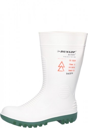 Wei�er Gummistiefel - Dunlop Acifort HV mit zertifiziertem Schutz gegen Stromschl�ge Din EN345 SB