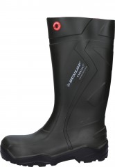 Dunlop Purofort + full safety new, gr�ner Gummistiefel mit Stahlkappe, Trittschutz, EN20345.S5.CI 