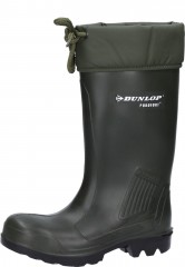 Dunlop Gummistiefel - Dunlop ThermoFlex gr�n - mit Stahlkappe, Trittschutz und Winterf�tterung EN 345-S5
