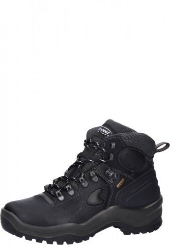 Schwarzer Fettleder Trekking - Schn�rstiefel von Grisport mit Gritex Membrane, wasserabweisend