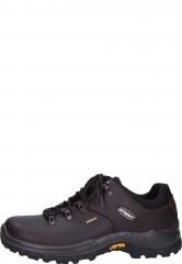 Dunkelbrauner Wanderschuh von Grisport aus Leder / Nylonmesh, Komfort durch Vibram Sohle und Gritex