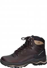Brauner Fettleder Trekkingschuh von Grisport, kn�chelhoch, braun/beige mit Vibramsohle und Gritex