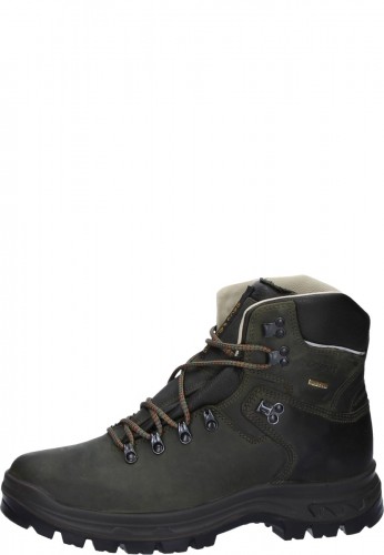 Schwarzer Leder Trekkingstiefel  - Schn�rstiefel von Grisport mit Vibramsohle -  Schwarzer Leder Trekkingstiefel  - Schn�rstiefel von Grisport mit Vibramsohle-...