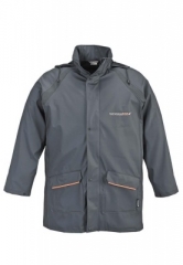 Hochwertige PU Regenjacke -  Poly 933 grau - sehr strapazierf�hig, passend zur Regenhose Poly 933 - Hochwertige PU Regenjacke -  Poly 933 grau - passend zur Regenhose Poly 933  Die Regenjacke aus 100% Polyurethan bietet vern�nftige Qualit�t zu einem fairen Preis. Regenbekleidung f�r den Freizeitbereich oder den no...