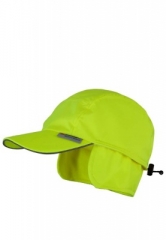 Warme Cap in gelber Signalfarbe mit Ohrenklappen aus 100% Polyester - Warme Cap aus 100% Polyester mit Ohrenklappen in der Signalfarbe gelb f�r Beruf u. Freizeit. Diese hochwertige Kappe mit Reflektorpaspel macht den Tr�ger auch bei schlechten Sichtverh�ltnissen oder bei Dunkelheit du...