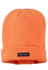 Warme Strickm�tze in oranger Signalfarbe aus 100% Acryl - Warme Strickm�tze aus 100% Acryl mit Thinsulate Wirkfutter in der Signalfarbe orange f�r Beruf u. Freizeit. Diese hochwertigen M�tze macht den Tr�ger auch bei schlechten Sichtverh�ltnissen oder bei Dunkelheit durch ...