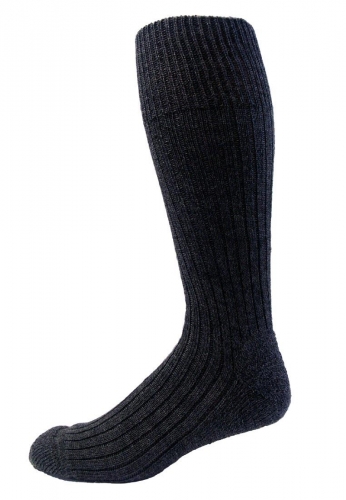 Gesundheitssocke von NORDPOL aus Wolle/Polyester in grau