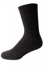 NORDPOL warmer,  kurzer Gesundheits-Strumpf aus 70% Schafwolle/30% Polyester in grau