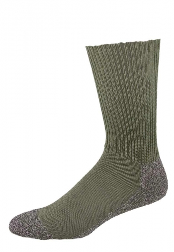 F2-Funktionssocke von NORDPOL - Mischgewebe Schurwolle/Baumwolle/Polyester in gr�n