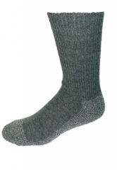 NORDPOL - kurze Funktionssocke aus 60% Schurwolle/30% Baumwolle/10% Polyester in grau