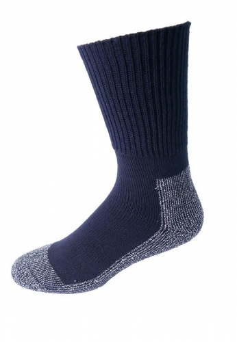 F3-Funktionssocke von NORDPOL - Mischgewebe mit CoolMax-Polyester in blau
