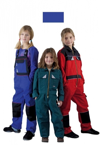 Kinderlatzhose in blau - 100% Baumwolle