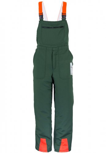 Schnittschutzhose f�r Forstarbeiten - Latzhose mit Schnittschutzeinlage nach EN 381 Klasse 1 