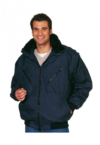 Freizeit- u. Arbeitsjacke - Pilotenjacke - marine