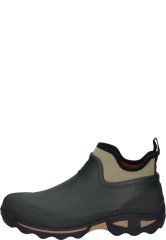 Gummistiefelette Clean-Land - hochwertige Gummistiefel in franz. Design in Farbe kaki, neoprengef�ttert  Diese leichten wasserdichten und selbstreinigenden Schuhe mit technischer Sohle sind sowohl bequem als auch praktisch. Sie ben�tigen kein aufwendiges Reinigen mehr. Die exklusive Wellengestaltung der Sohle erm�glicht es, Schmutz, Erde und Steinchen durch einfaches Abreiben beider Schuhen...