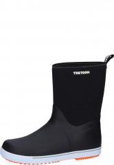 Der WINGS NEO black Gummistiefel von Tretorn ist nicht nur praktisch, der sch�ne Regenstiefel kommt auch als echtes Modehighlight daher.  Der prakische Neoprenschaft passt sich der Wade an und ist daher auch geeignet f�r Personen mit st�rkeren Waden.  Das Neoprenfutter sorgt f�r ein angenehmes Klima und ist auch...