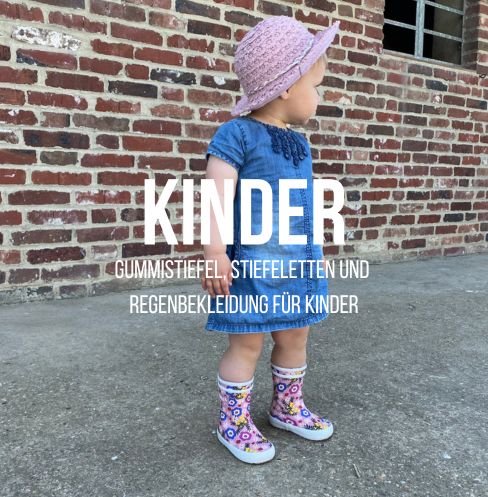 ENEN Gummistiefel Kinder Gr. 25-32 - Wasserdichte Regenschuhe Für Kindergarten & Outdoor