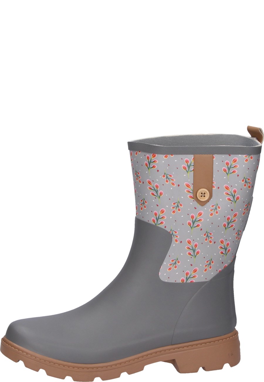 Gummistiefel Gefüttert Gummistiefel Damen Kurz Naturkautschuk AJS