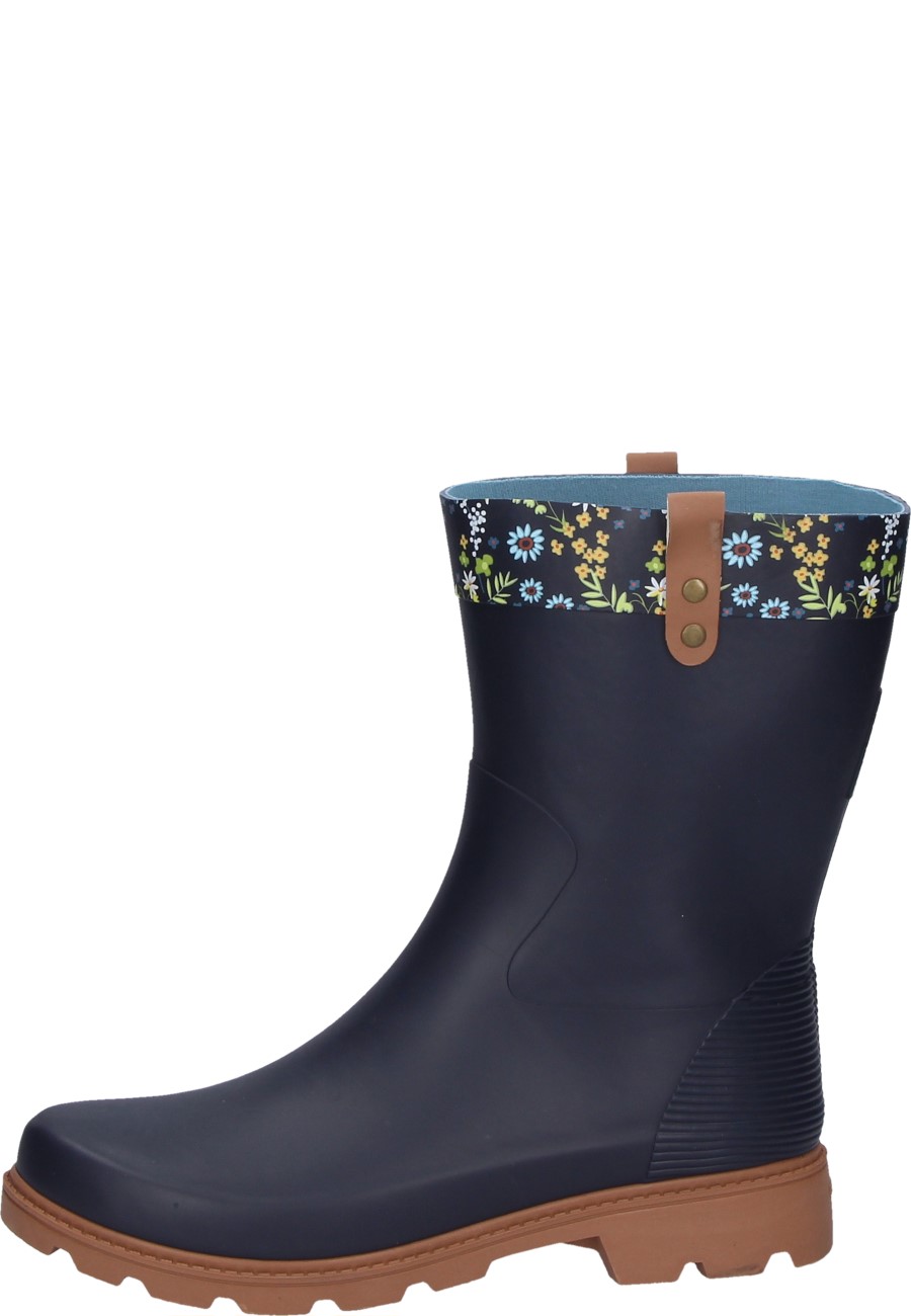 Blackfox Damen halbhoher Gummistiefel ADELIA blau - Main Image