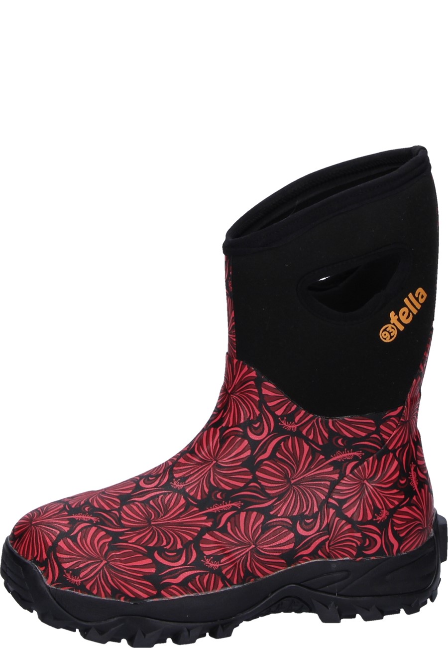 Fella Damen Gummistiefel FINNI SHORT CHERRY MIX