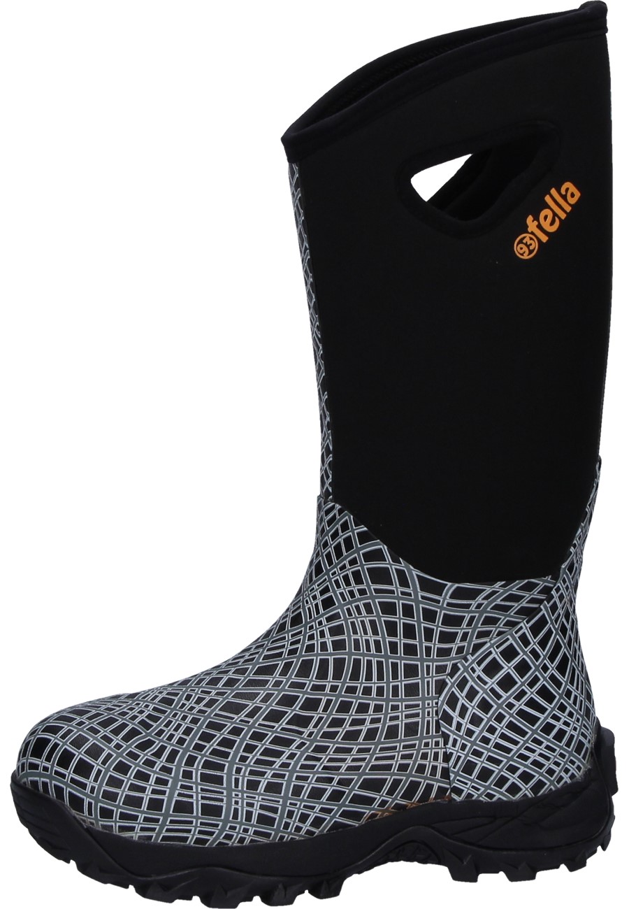 Damen Gummistiefel Liane High black von Fella