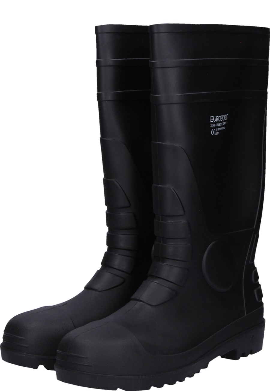 EUROBOOT BLACK PVC-Stiefel S5 robust sicher