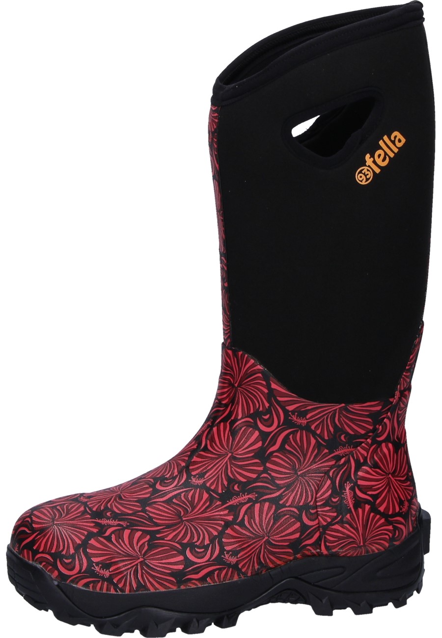 Damen Gummistiefel Finni Cherry Mix der Firma Fella