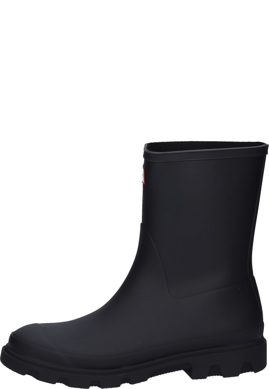 Hunter Herren Kurzgummistiefel MENS DOWNPOUR SHORT schwarz