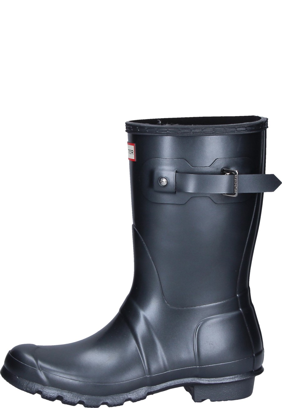 Schwarze Gummistiefel Hunter GefÃ¼tterte Gummistiefel Hunter