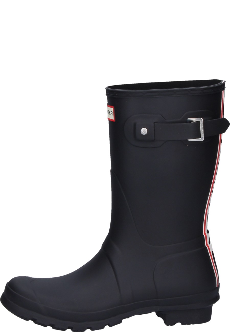 Gummistiefel Hunter Schwarze GefÃ¼tterte Winterstiefel Hunter