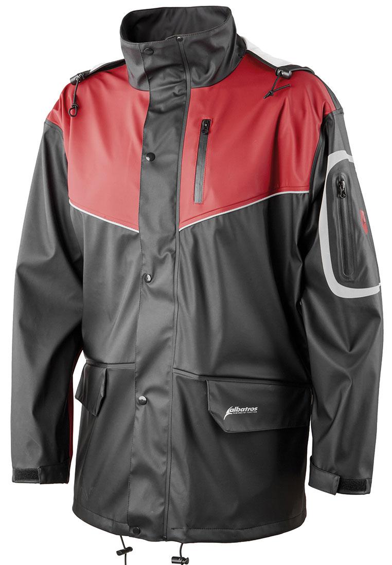 Albatros Regenjacke CLIMATE JKT schwarz-rot