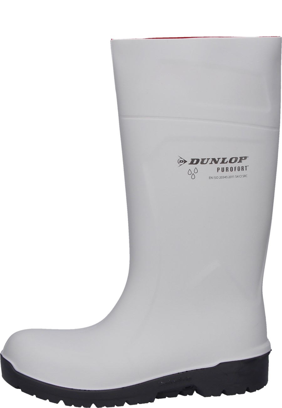 S4 Arbeitsgummistiefel Dunlop FOOD PRO PUROFORT HydroGrip Safety weiß
