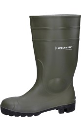 Dunlop Pricemastor lang Sicherheitsstiefel Gummistiefel EN ISO 20345 grün Gr.37 