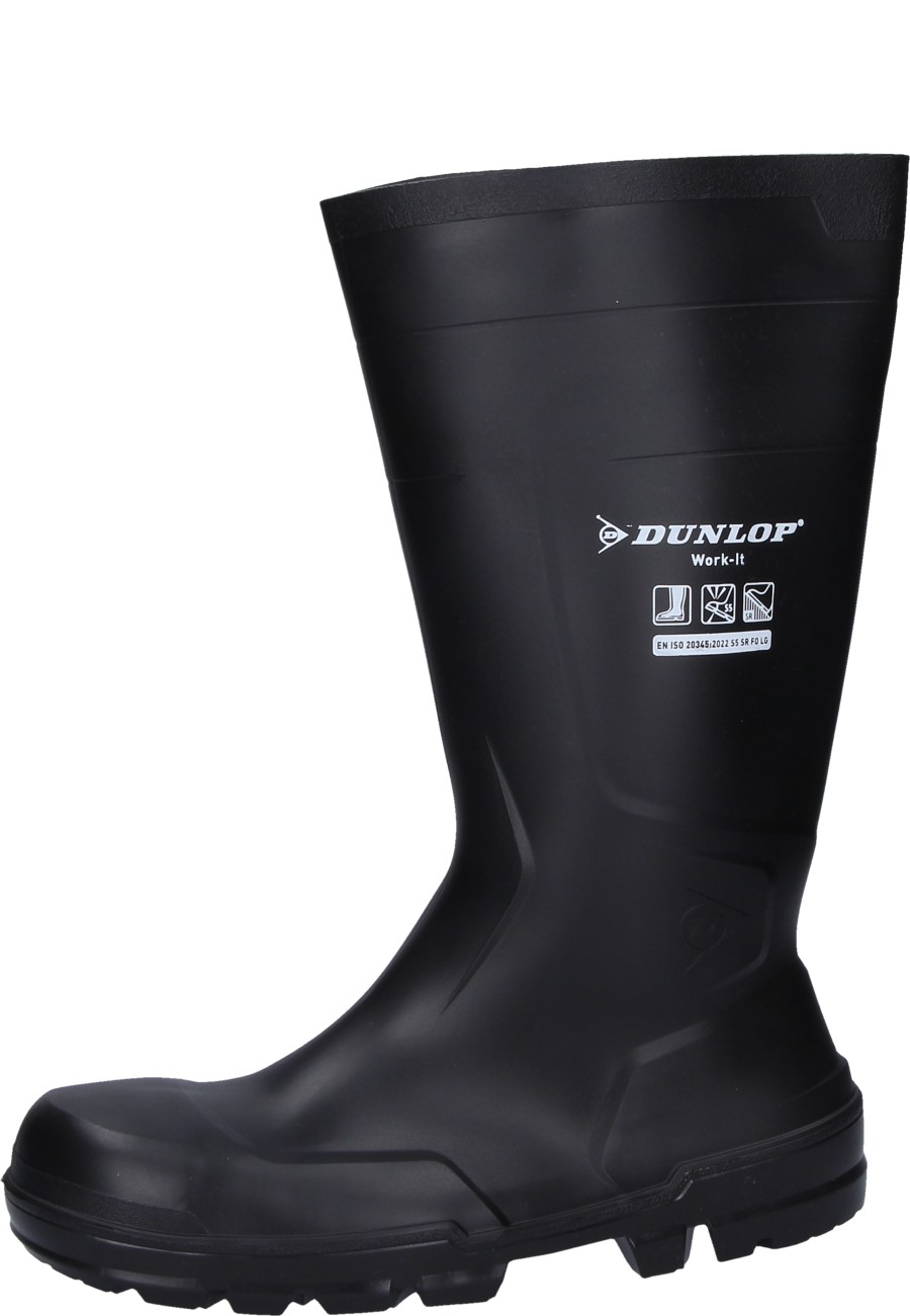 Dunlop S5 Arbeitsgummistiefel WORK-IT schwarz mit Sneakerfit Passform