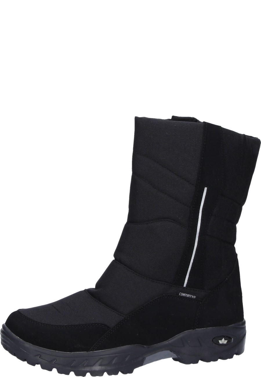 schwarzer Winterstiefel Ice Mountain der Schuh für kalte Wintertage