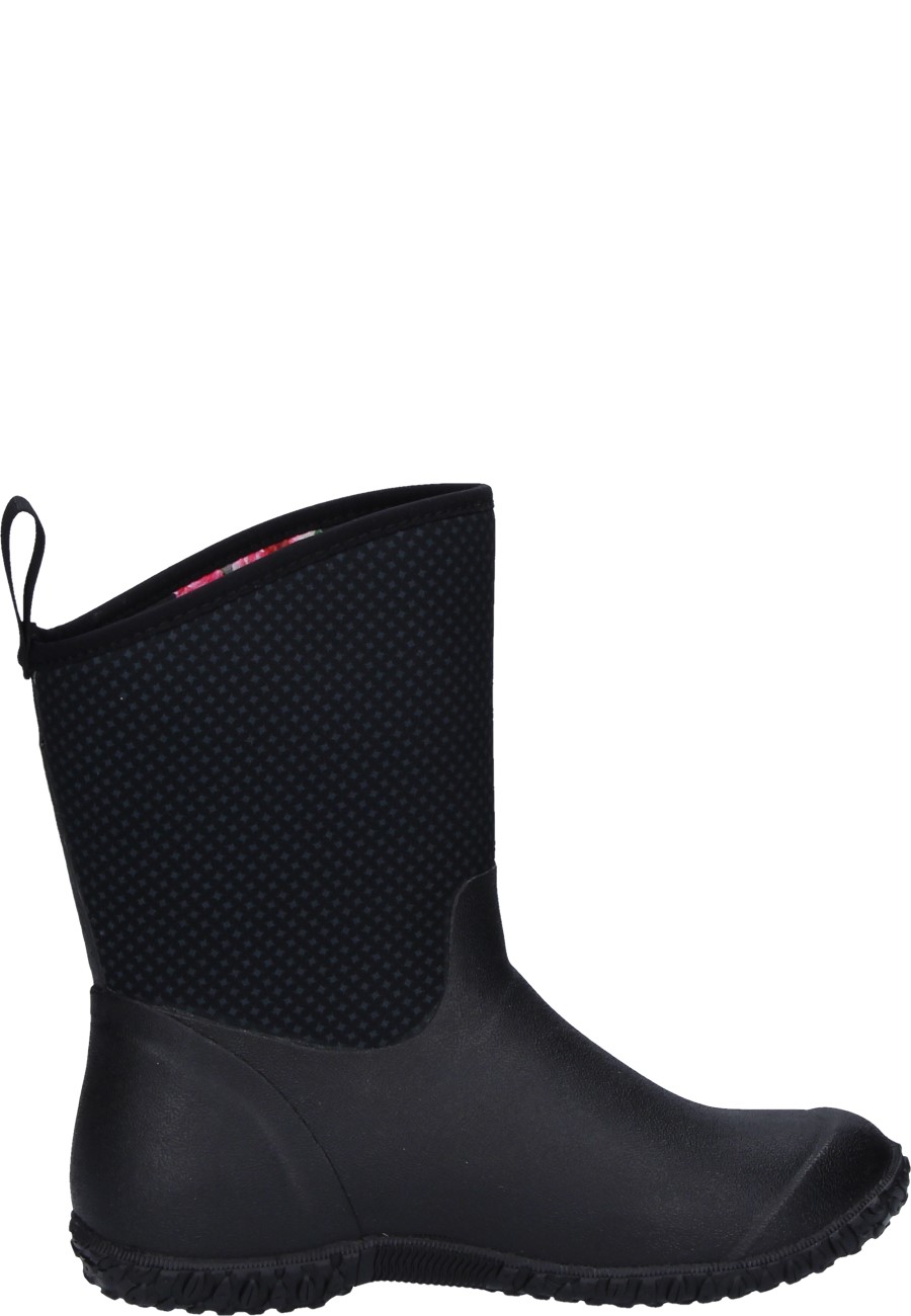 Der wandelbare Damen Gummistiefel MUCKSTER MID II black